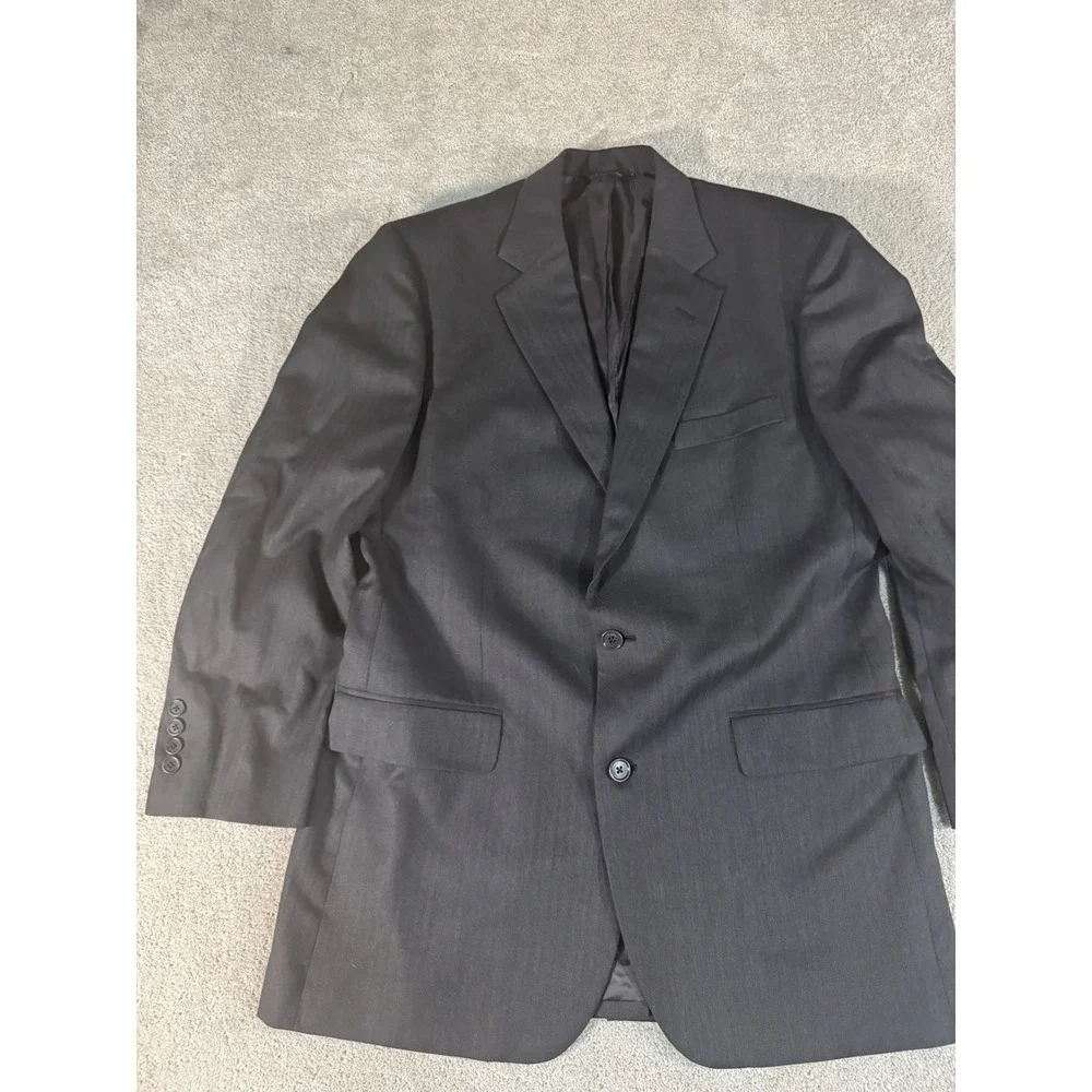 Brooks Brothers SaxXon 1818 Madison 42L Dark gray Blazer Suit Jacket‎ Coat